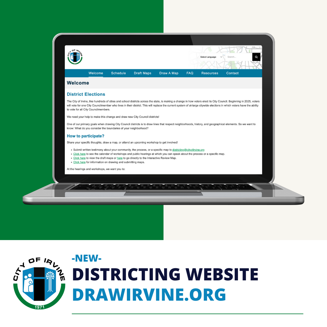 City of Irvine Districting Website