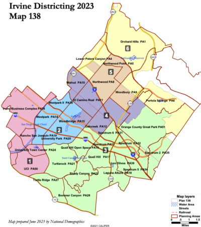 Map-138 | District Irvine