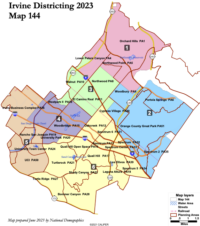 Map-144 | District Irvine